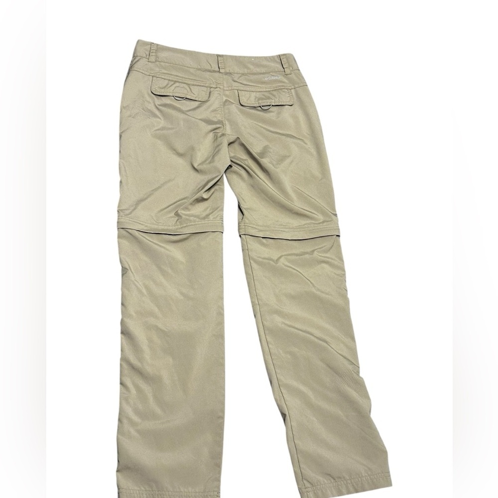 Columbia Tan Detachable Pants Wms Size 6 lightweight with Advanced Repellency - Picture 6 of 9